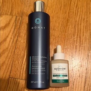 MONAT Advanced Hydrating Shampoo and Scalp Serum Set - Black and Tan